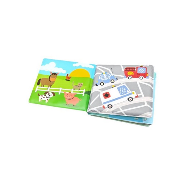 Książeczka edukacyjna z piszczkiem First Steps | A0477 Akuku