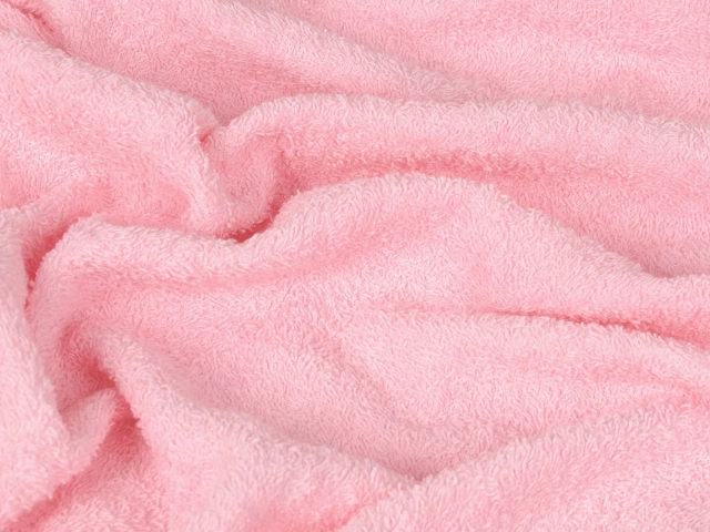 Różowe okrycie kąpielowe frotte 100x100 | Maxi - BabyMatex