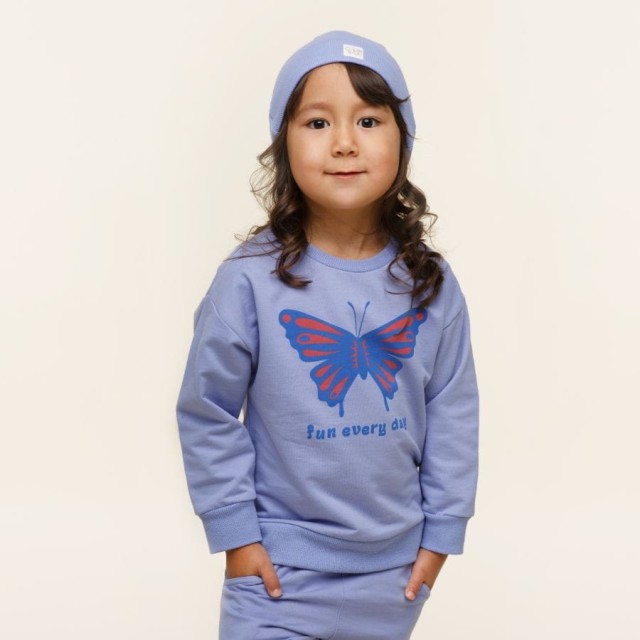 Czapka dla niemowląt i dzieci z prążka lawendowa - Imagine | Pinokio