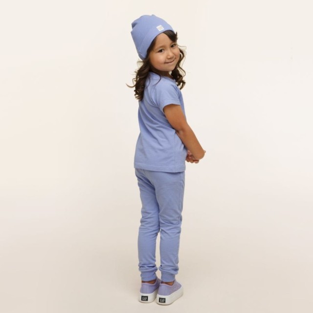 Lawendowe spodnie dresowe dla dzieci i niemowląt - Imagine | Pinokio