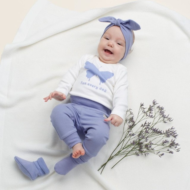 Niemowlęce buciki w kolorze lawendowym - Imagine | Pinokio