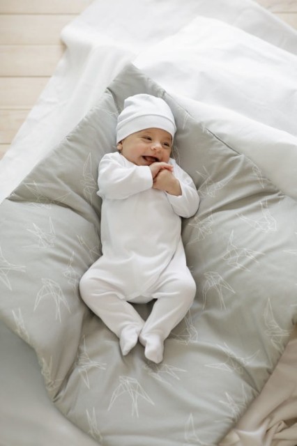 Pajac kopertowy na napy white - Lovely Day | Pinokio