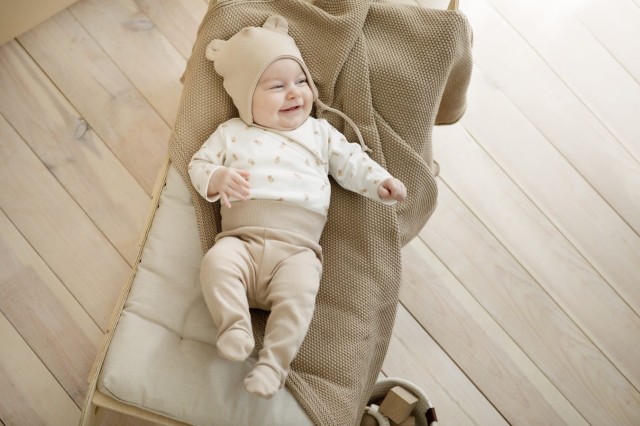 Półśpiochy niemowlęce beige - Lovely Day | Pinokio