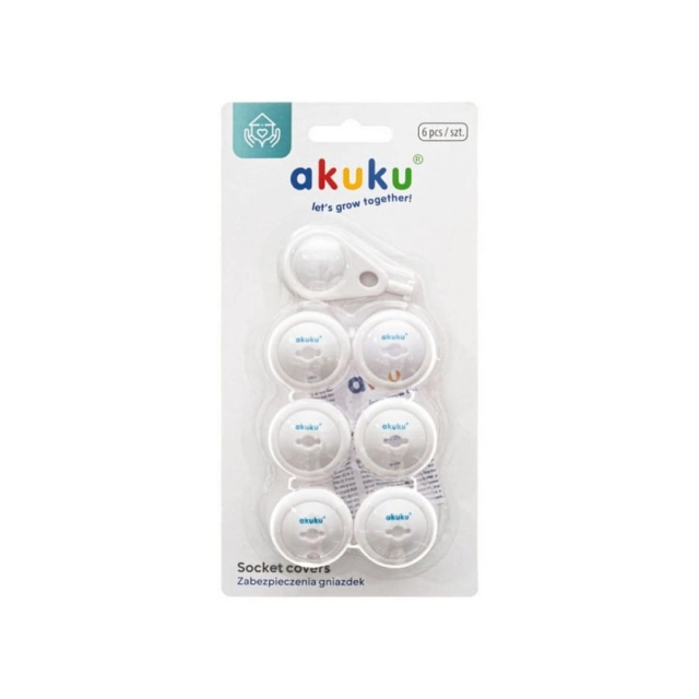 Zabezpieczenia do gniazdek elektrycznych - 6szt | Akuku A0651