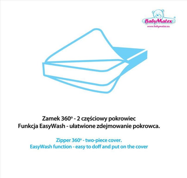 Materac ortopedyczny do łóżeczka Aero - Baby Matex