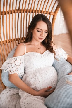 Poduszka pozycjonująca Relax Prestige Muslin - mięta | BabyMatex TB0451_02