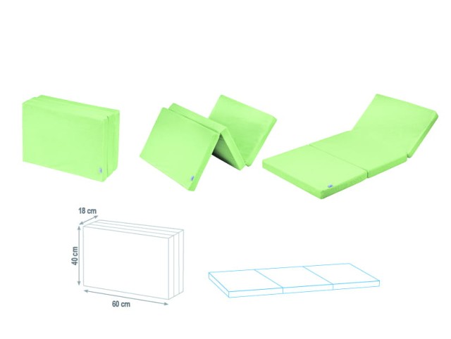 Materac rehabilitacyjny turystyczny 60x120 KOLORY - TB0232 BabyMatex