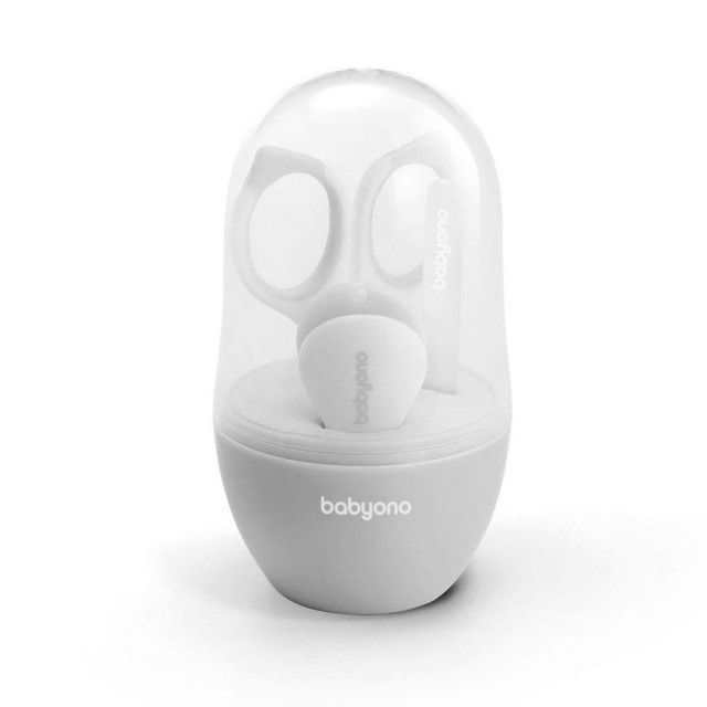 Zestaw do pielęgnacji paznokci dla niemowląt - szary | Babyono