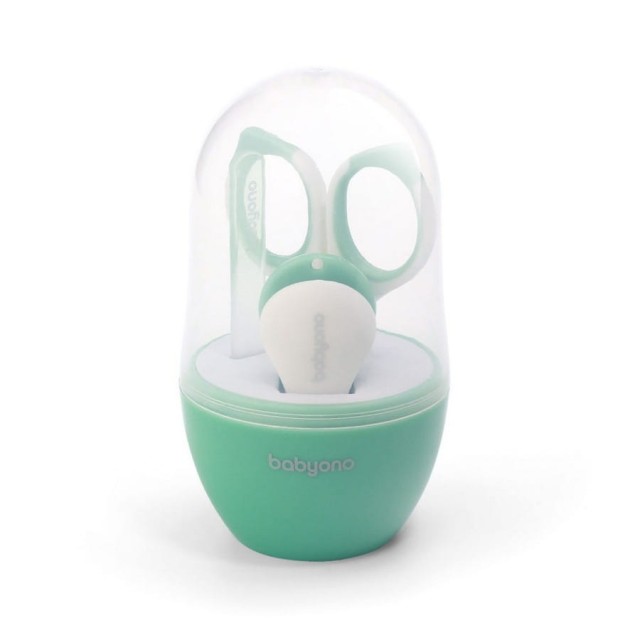 Zestaw do pielęgnacji paznokci dla niemowląt - miętowy | Babyono