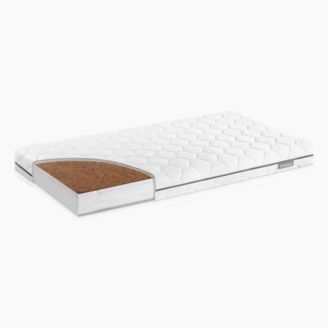 Materac do łóżeczka gryczano-piankowo-kokosowy Natural Baby Prestige Line 140x70 - NBPL1 Fiki Miki