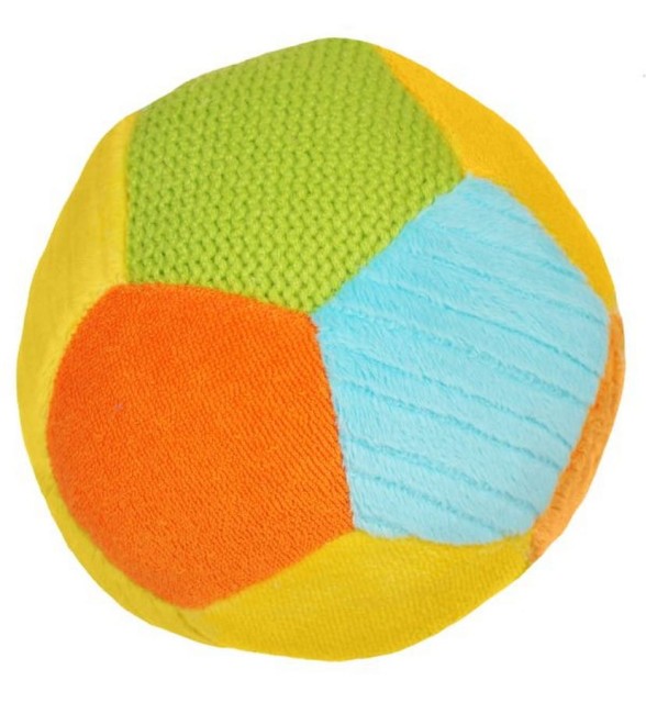 Miękka welurowa piłka dla niemowląt i dzieci | Babyono