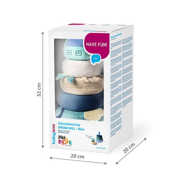 Zabawka edukacyjna wieża Dream Mill blue | Babyono 1494