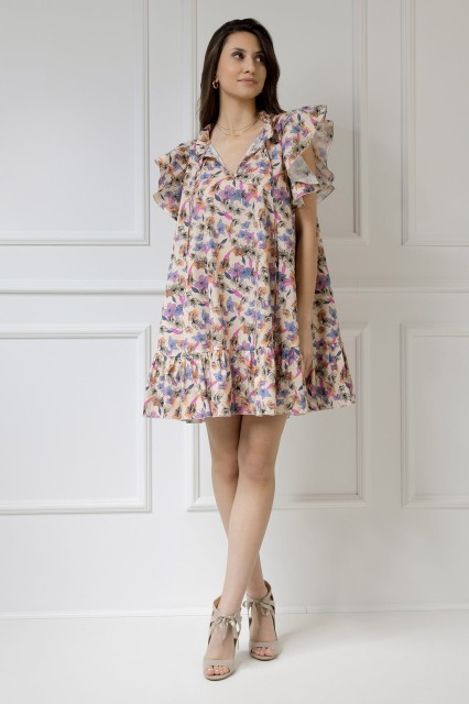 WUALAA Women - Sukienka damska ZOYA Sunny Meadow