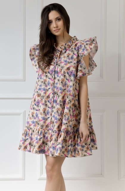 WUALAA Women - Sukienka damska ZOYA Sunny Meadow