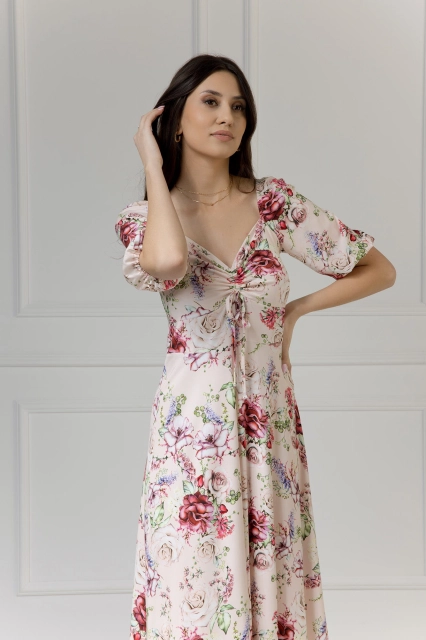 WUALAA Women - Sukienka midi CHLOE Romantic Flowers