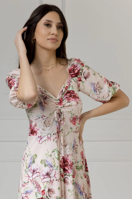 WUALAA Women - Sukienka midi CHLOE Romantic Flowers
