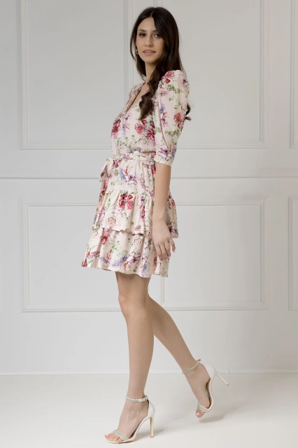 WUALAA Women - Sukienka damska HARPER Romantic Flowers