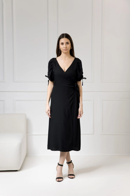 WUALAA Women - Sukienka midi KELLY Classic Black