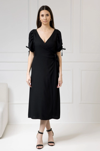 WUALAA Women - Sukienka midi KELLY Classic Black