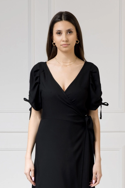 WUALAA Women - Sukienka midi KELLY Classic Black