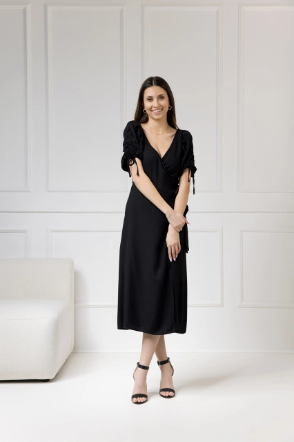 WUALAA Women - Sukienka midi KELLY Classic Black