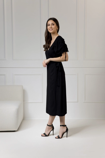 WUALAA Women - Sukienka midi KELLY Classic Black