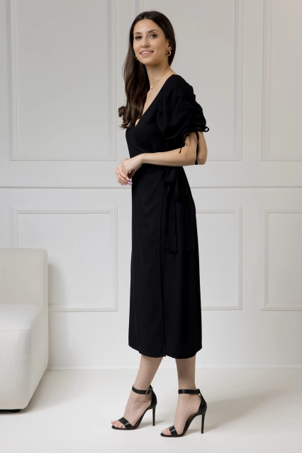 WUALAA Women - Sukienka midi KELLY Classic Black