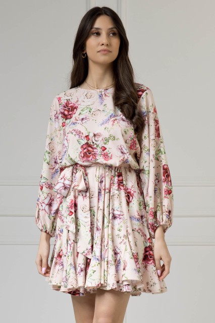 WUALAA Women - Sukienka damska INEZ Romantic Flowers