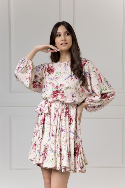 WUALAA Women - Sukienka damska INEZ Romantic Flowers