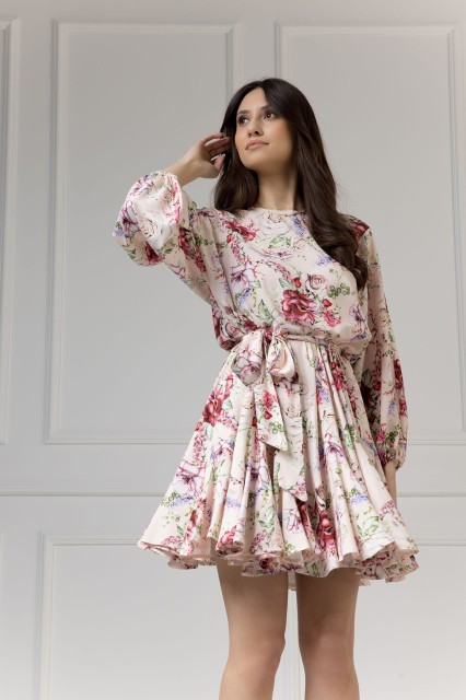 WUALAA Women - Sukienka damska INEZ Romantic Flowers