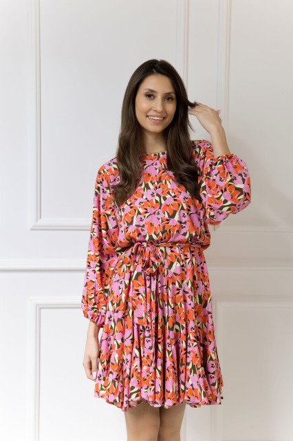 WUALAA Women - Sukienka damska INEZ Floral Delight