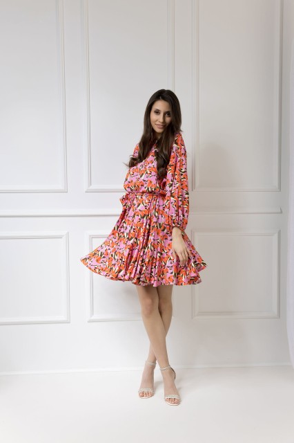 WUALAA Women - Sukienka damska INEZ Floral Delight