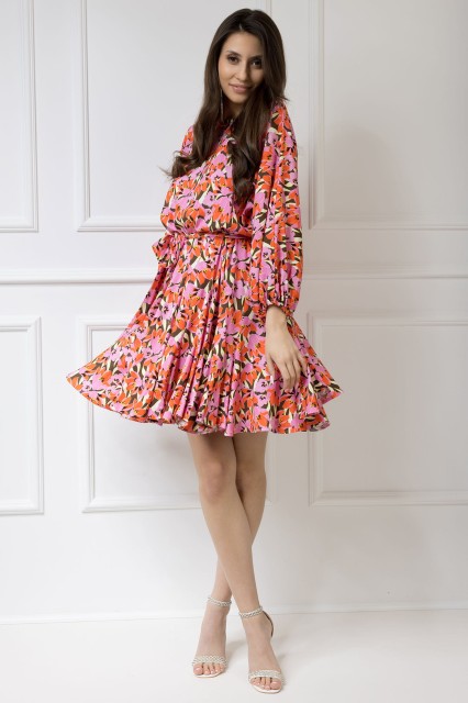 WUALAA Women - Sukienka damska INEZ Floral Delight