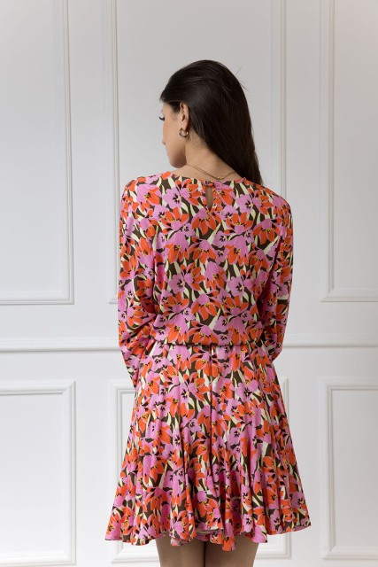 WUALAA Women - Sukienka damska INEZ Floral Delight