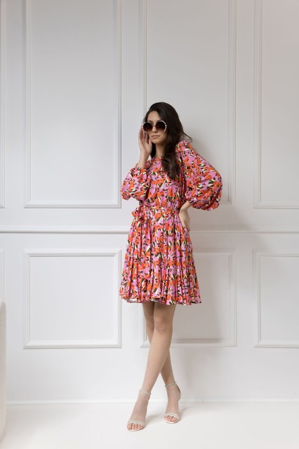 WUALAA Women - Sukienka damska INEZ Floral Delight