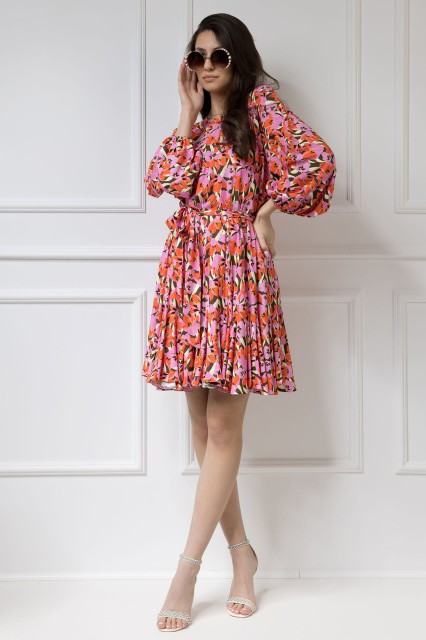 WUALAA Women - Sukienka damska INEZ Floral Delight