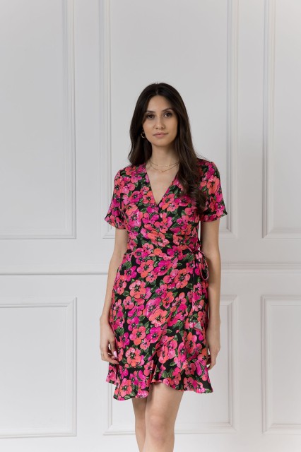 WUALAA Women - Sukienka damska JENNY Exotic Garden