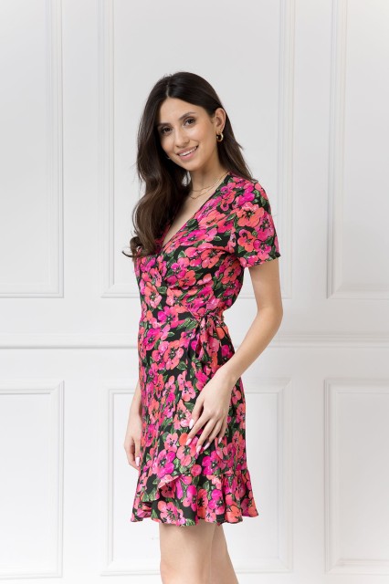 WUALAA Women - Sukienka damska JENNY Exotic Garden