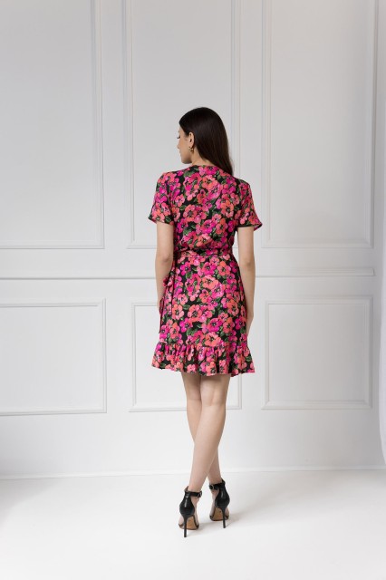 WUALAA Women - Sukienka damska JENNY Exotic Garden