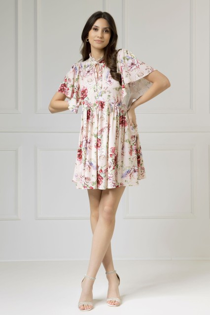 WUALAA Women - Sukienka damska SARA Romantic Flowers