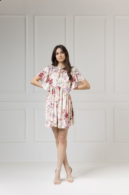 WUALAA Women - Sukienka damska SARA Romantic Flowers