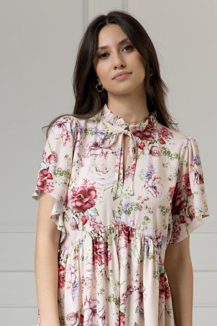 WUALAA Women - Sukienka damska SARA Romantic Flowers