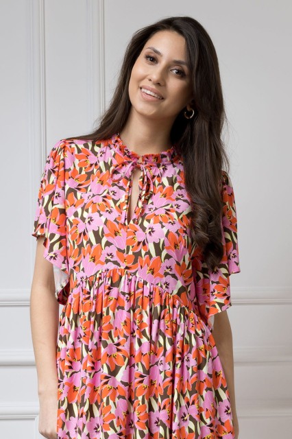 WUALAA Women - Sukienka damska SARA Floral Delight