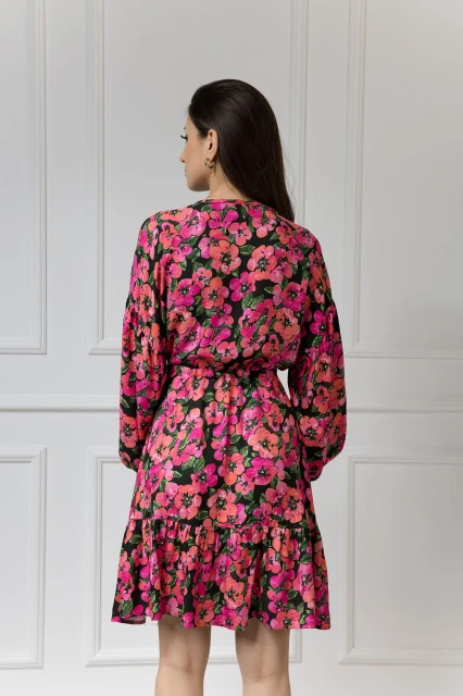 WUALAA Women - Sukienka damska Lisa Exotic Garden