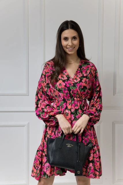 WUALAA Women - Sukienka damska Lisa Exotic Garden