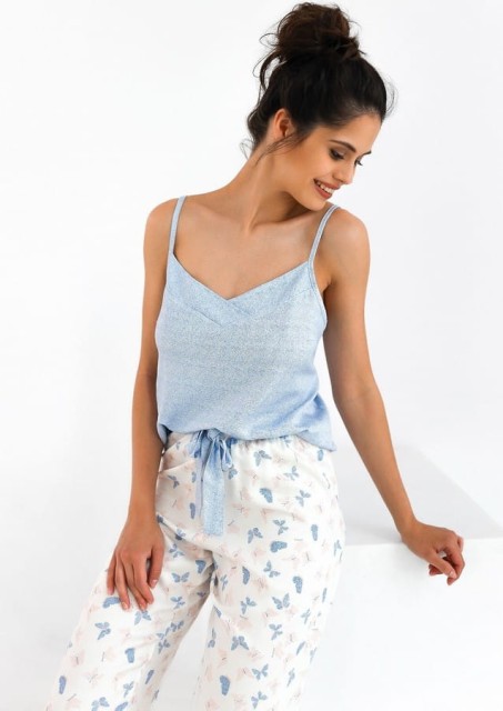 Piżama damska z długimi spodniami Edita | Sensis