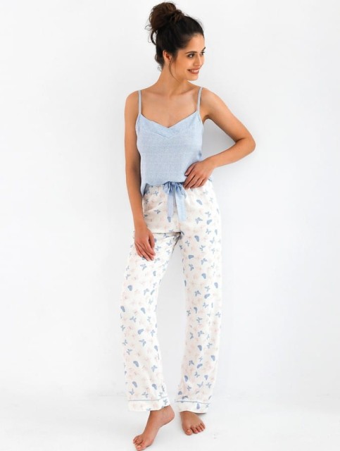 Piżama damska z długimi spodniami Edita | Sensis