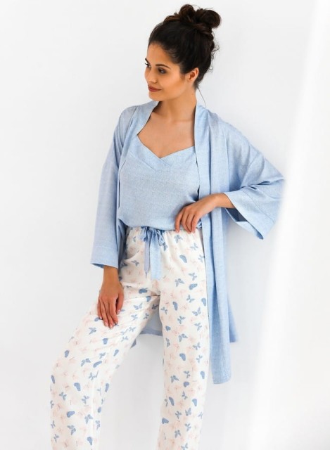 Piżama damska z długimi spodniami Edita | Sensis