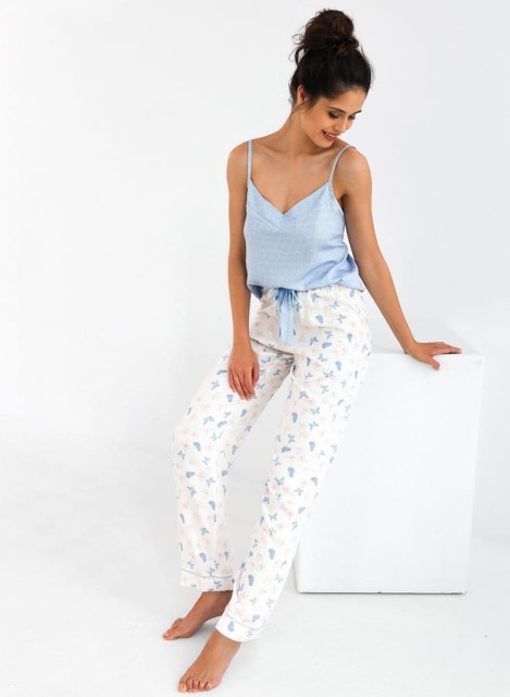 Piżama damska z długimi spodniami Edita | Sensis