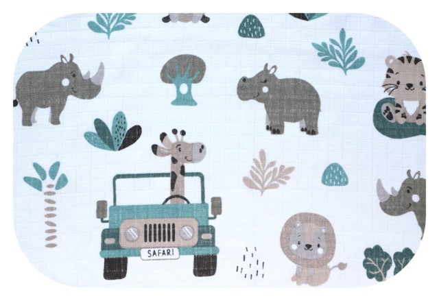 Pieluszka tetrowa 100% bawełna - Safari | Ega